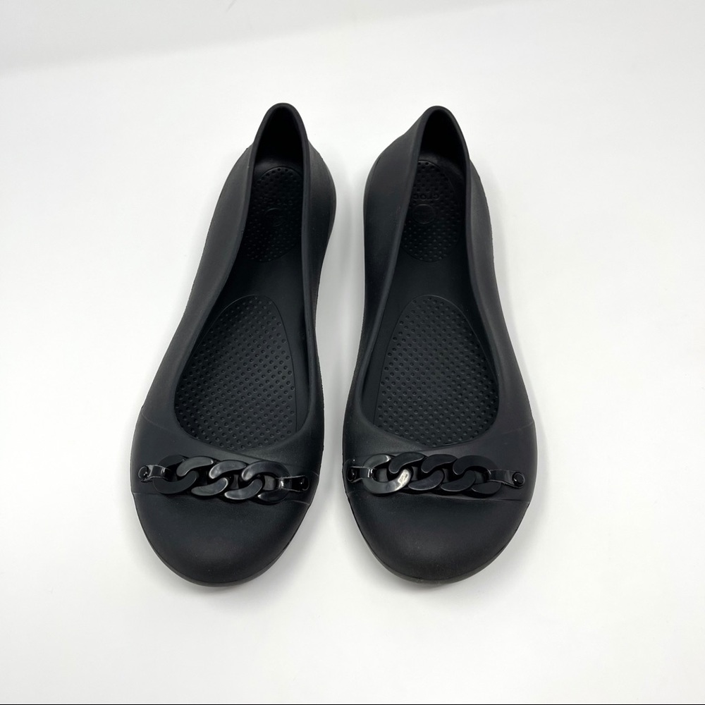 Crocs Flats Gianna Chainlink Black